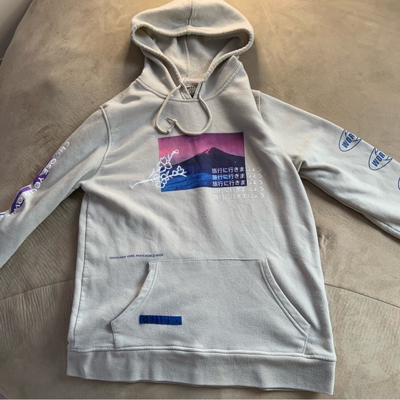 Beige Trademark Brooklyn Men’s Large Hoodie - Picture 1 of 3